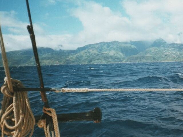 Approaching Tahiti